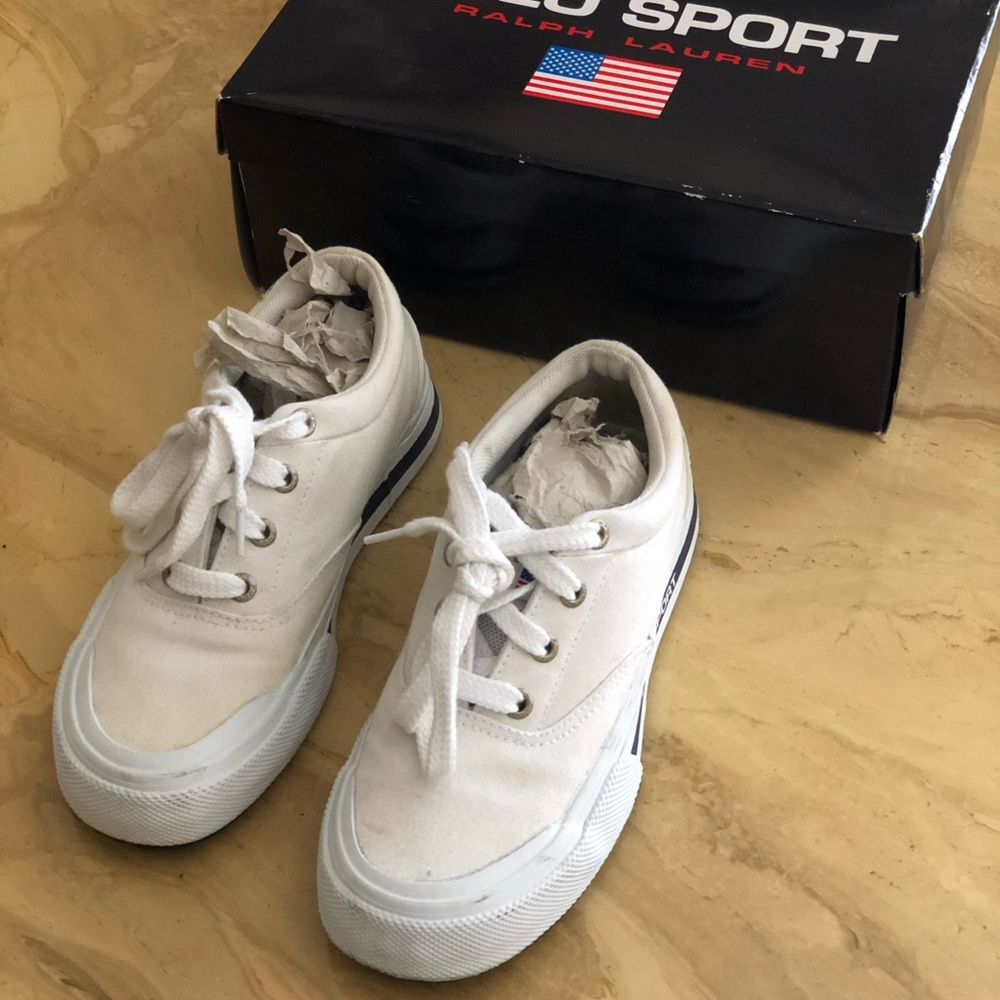 Polo Sport Ralph Lauren Shoes White - Sz 6.5